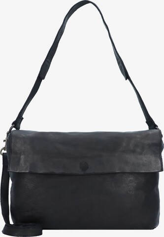 Harold's Shoulder Bag 'Submarine' in Black: front