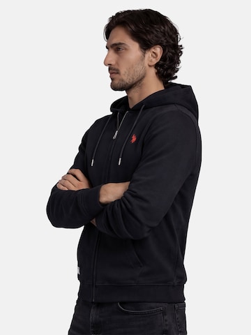 U.S. POLO ASSN. Sweatjacke in Schwarz