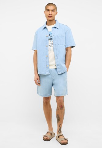 MUSTANG Loosefit Hose in Blau