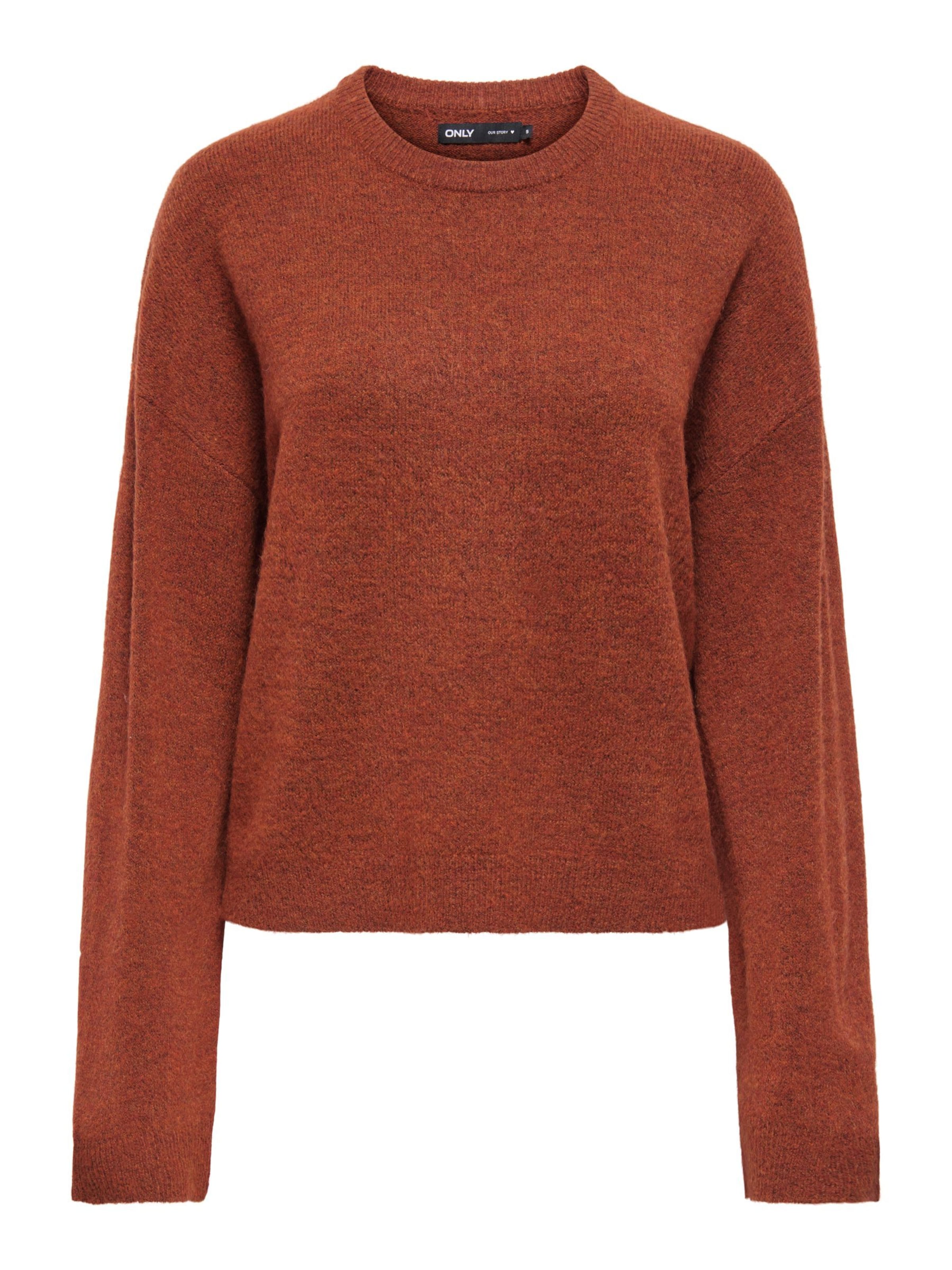 ONLY Pullover 'ONLSimoni' i M i rustrød, Produktvisning