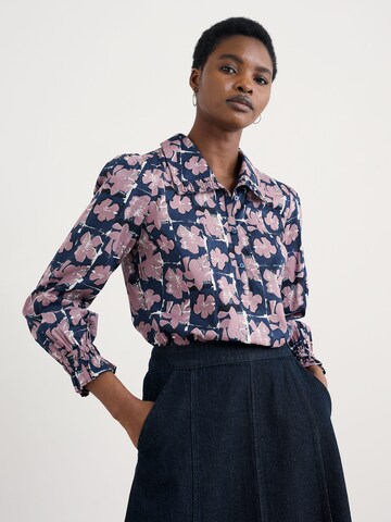 Seasalt Cornwall Blouse 'Ysella' in Blauw: voorkant