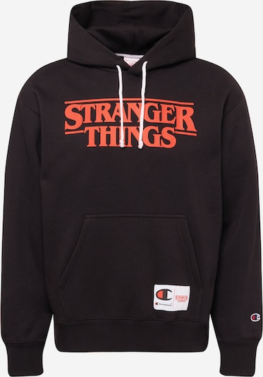 Champion Authentic Athletic Apparel Sweatshirt in de kleur Oranjerood / Zwart / Wit, Productweergave