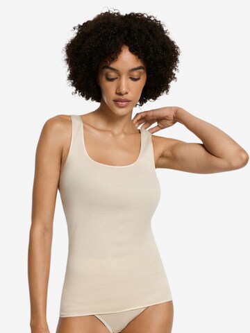 Hanro Undershirt 'Cotton Seamless' in Beige