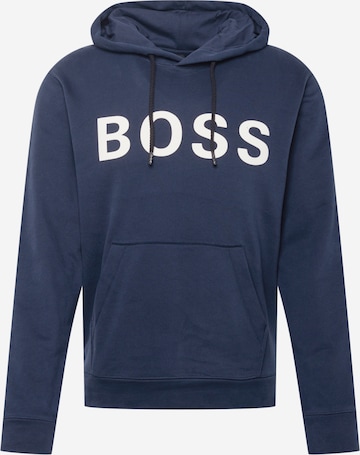 Sweat-shirt 'Zeefast' BOSS en bleu : devant