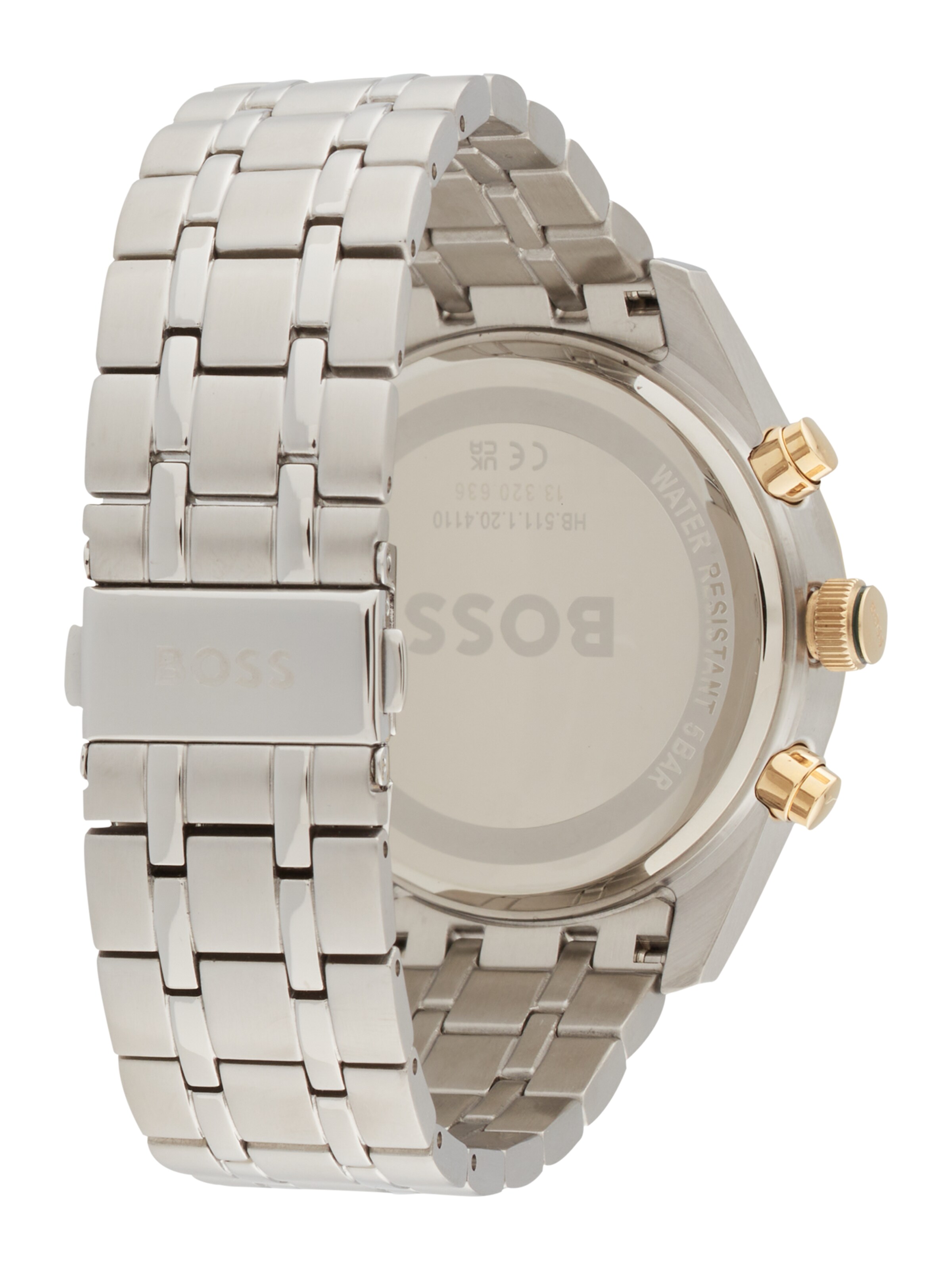 BOSS Analógové hodinky 'SKYTRAVELLER' - Strieborná