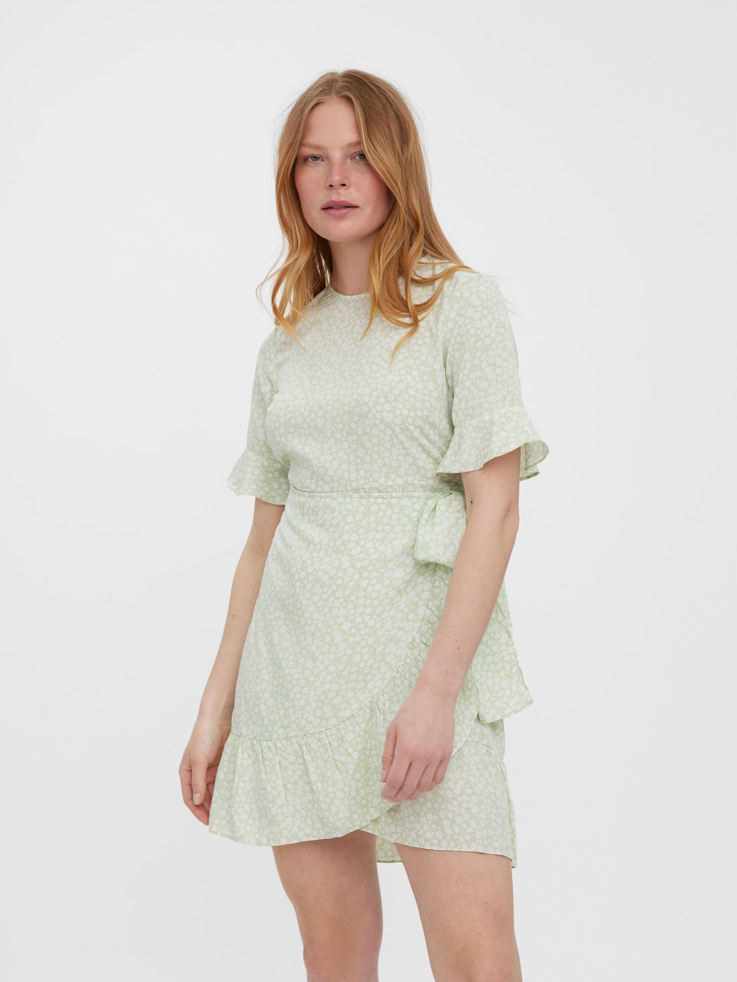 Frauen Kleider VERO MODA Kleid 'Henna' in Mint - EI60563 Frauen Kleider VERO MODA Kleid 'Henna' in Mint - EI60563