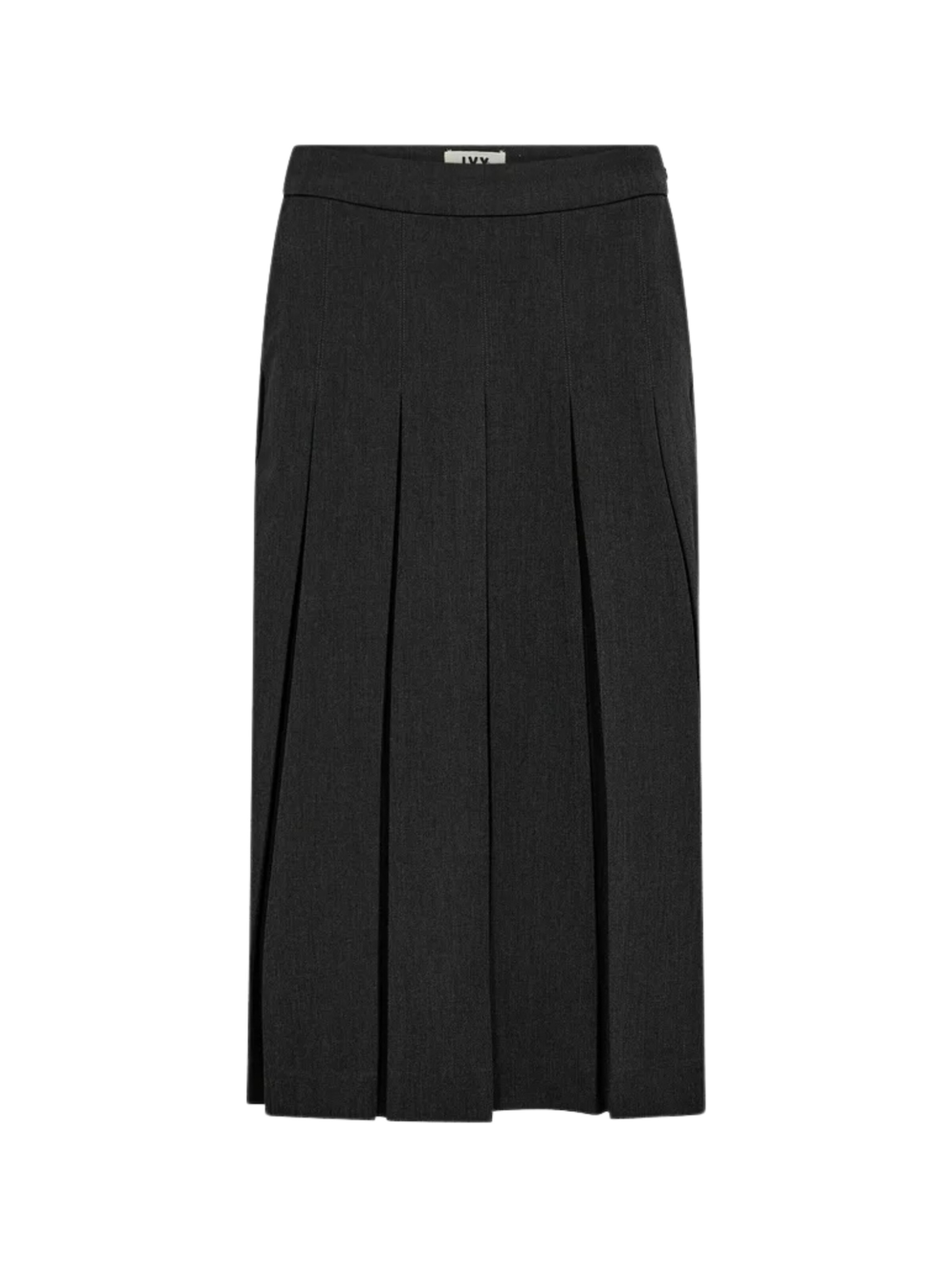 Ivy Copenhagen Nederdel 'Andrea' i antracit, Produktvisning