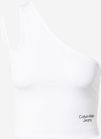 Calvin Klein JeansTop - bijela boja: prednji dio