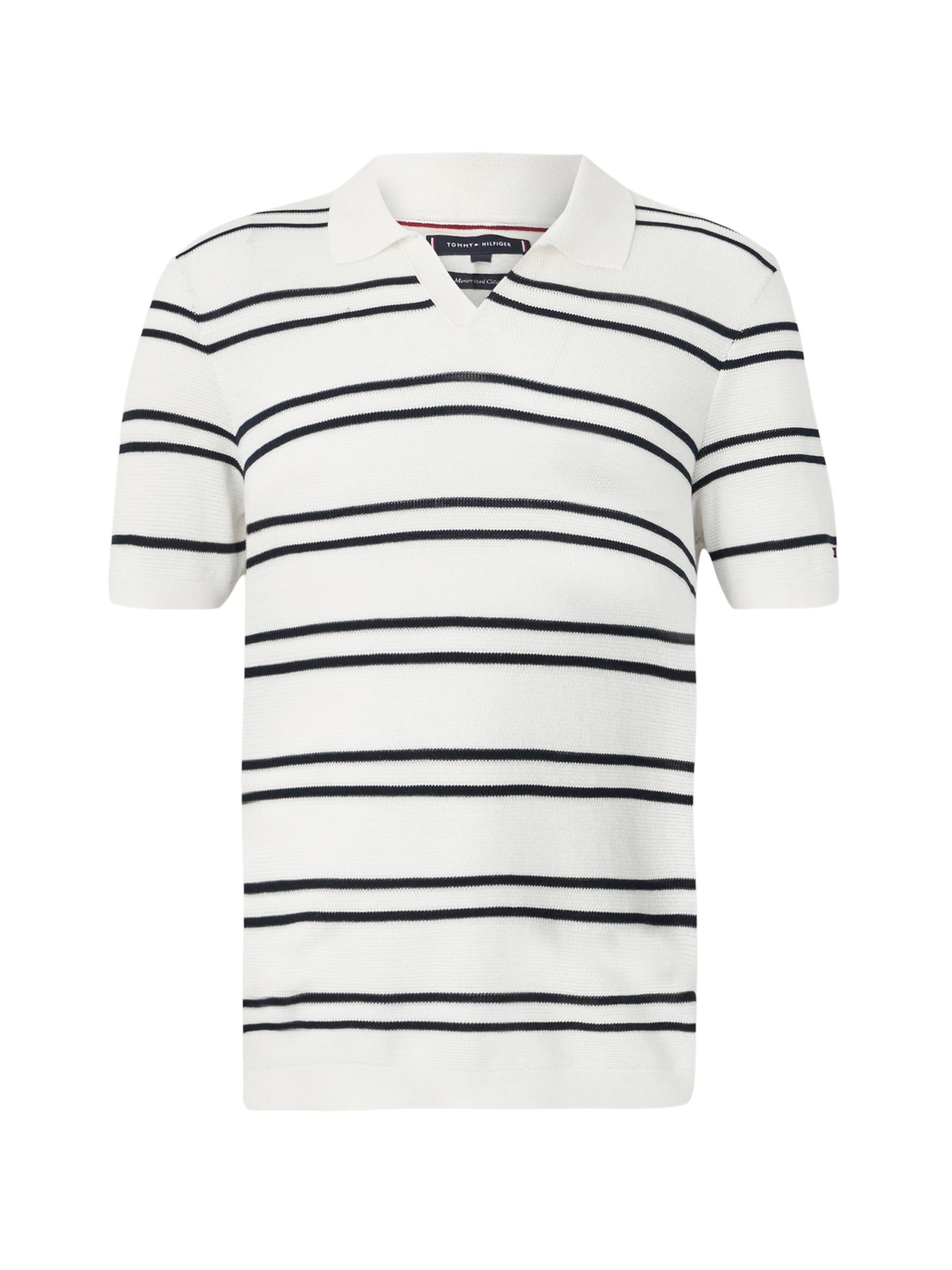 TOMMY HILFIGER T-Shirt en noir / blanc cassé, Vue avec produit