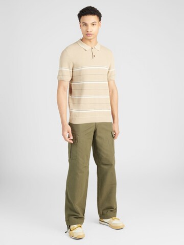 smėlio JACK & JONES Megztinis 'ALLAN'