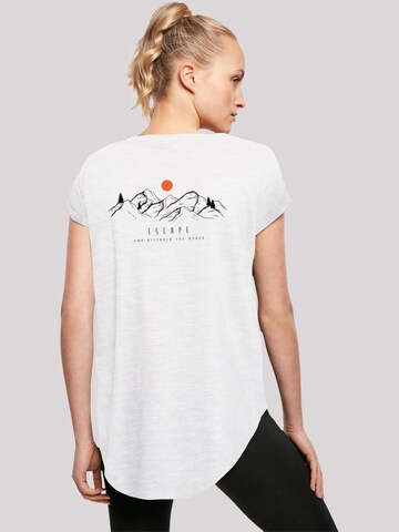 F4NT4STIC Shirt 'Discover the world' in Wit: voorkant