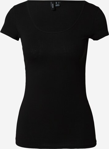 T-shirt 'VMMAXI' VERO MODA en noir : devant