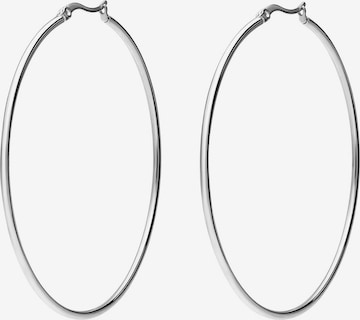 Lucardi Ohrringe in Silber: Vorderseite