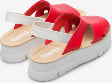 CAMPER Sandalen met riem in Rood