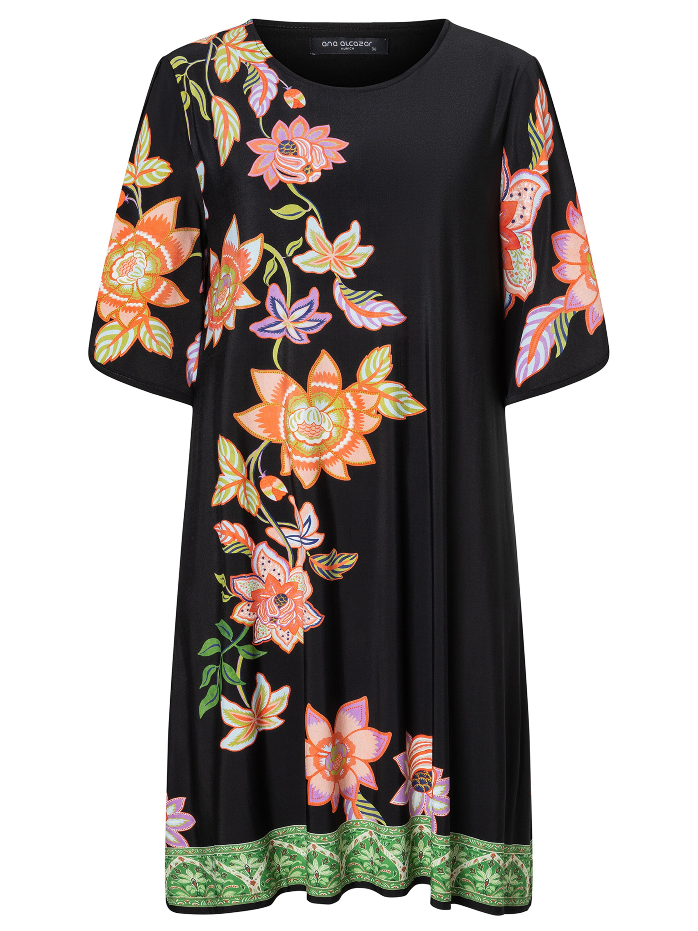 Ana Alcazar Dress 'Zira ' in Black: front