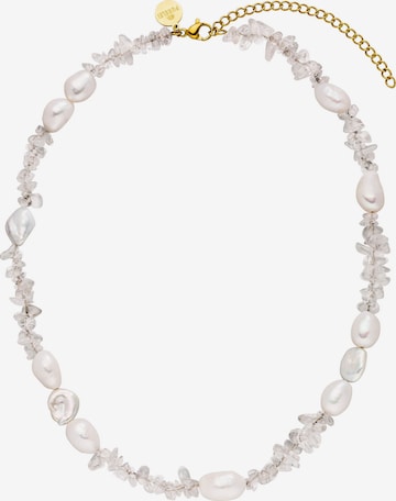 PURELEI Kette 'Crystal Wave' in Weiß: Vorderseite