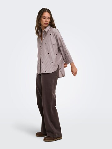 ONLY Blouse 'ONLNew Lina Grace' in Brown