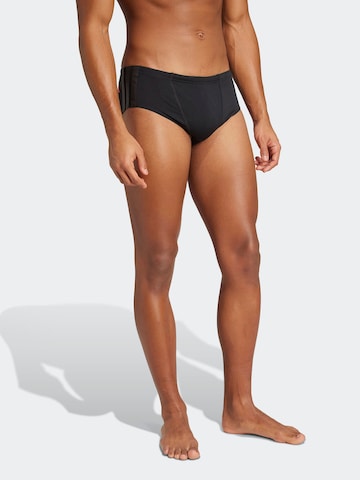 ADIDAS PERFORMANCE Sports swimming trunks 'RIPSTREAM' in Black: front