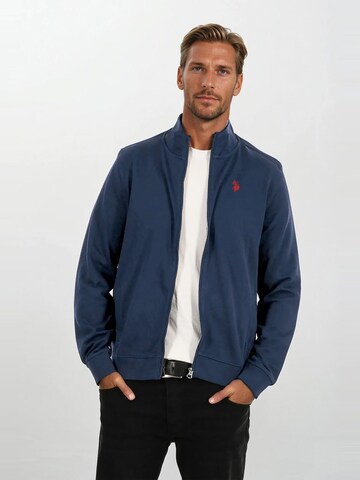 U.S. POLO ASSN. Sweat jacket in Blue