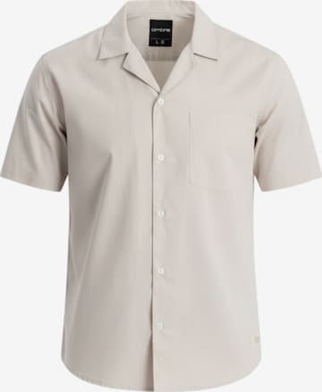 Ombre Overhemd 'OM-SHSS-0168' in Beige: voorkant