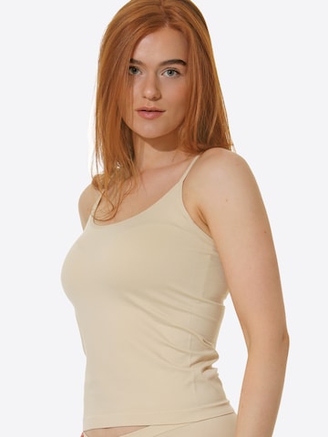 Maillot de corps Yenita en beige : devant