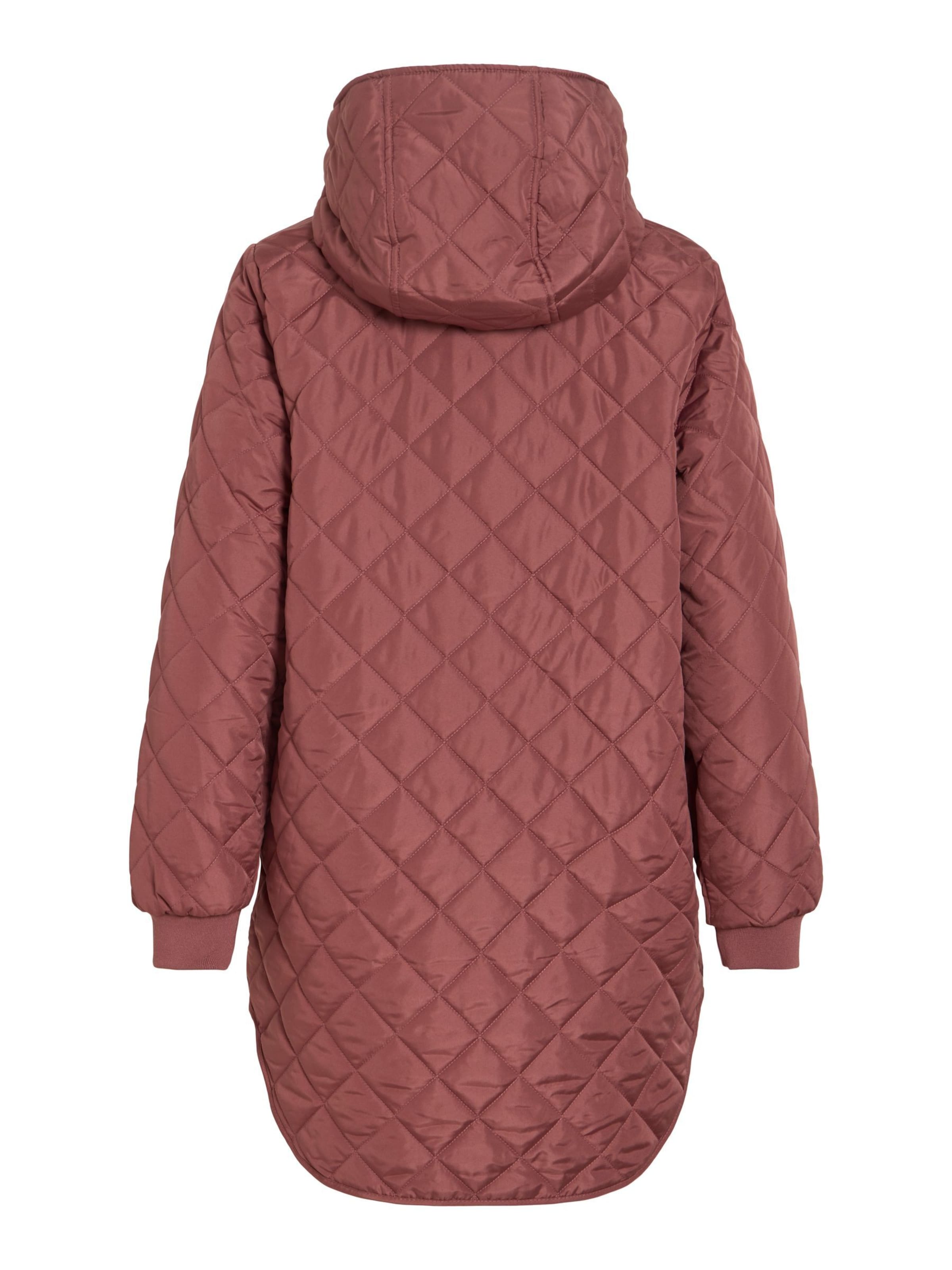 VILA Between-seasons coat in Pink