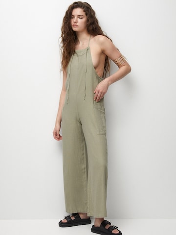 Pull&Bear Jumpsuit in Green: front