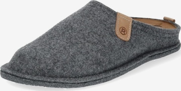 Pantoufle ROHDE en gris : devant