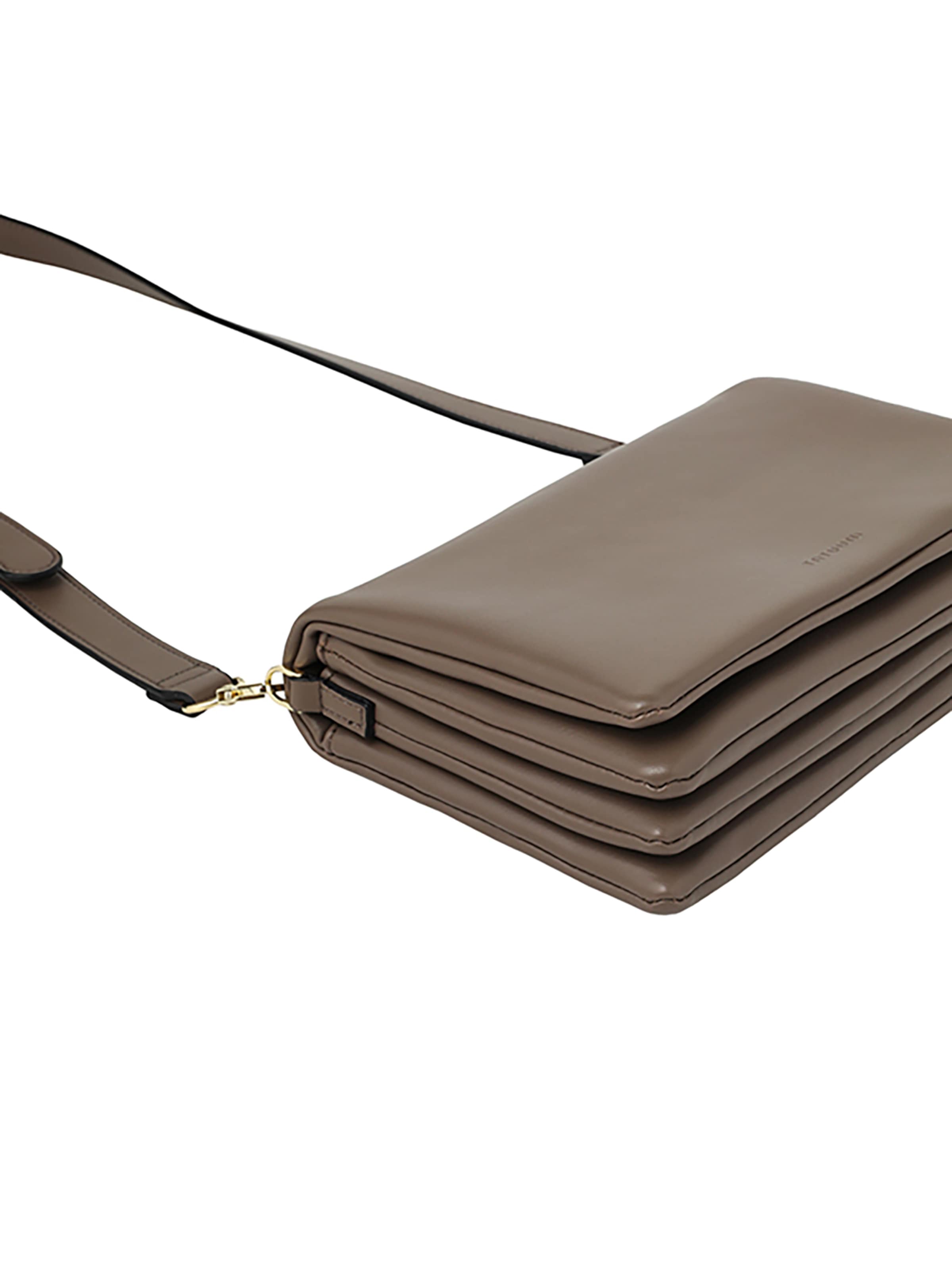 TATUUM - Mala de ombro 'Caressa' em bege