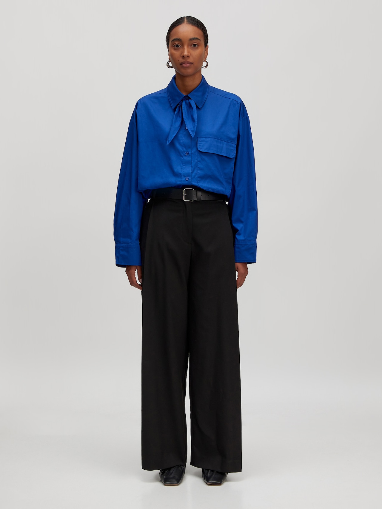 EDITED Produkte Bluse 'Diego' blau