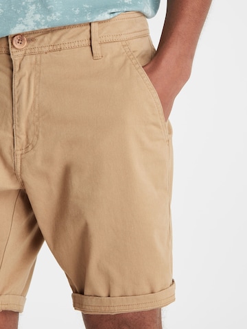 PROTEST Regular Broek 'PRTBASTIAN' in Bruin