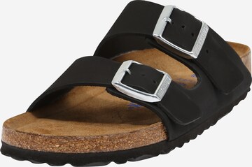 BIRKENSTOCK Pantofle 'Arizona' – černá: přední strana