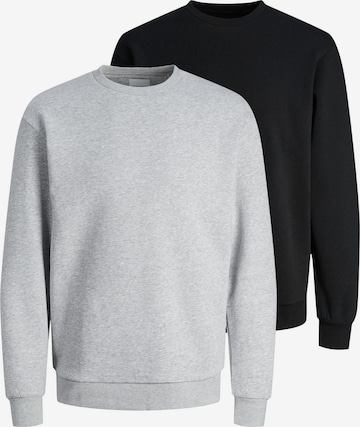 JACK & JONES Sweatshirt 'Bradley' in Silber: Vorderseite