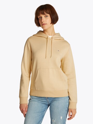 Tommy Jeans Μπλούζα φούτερ σε κίτρινο: μπροστά