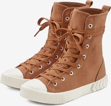 LASCANA Sneaker high i beige