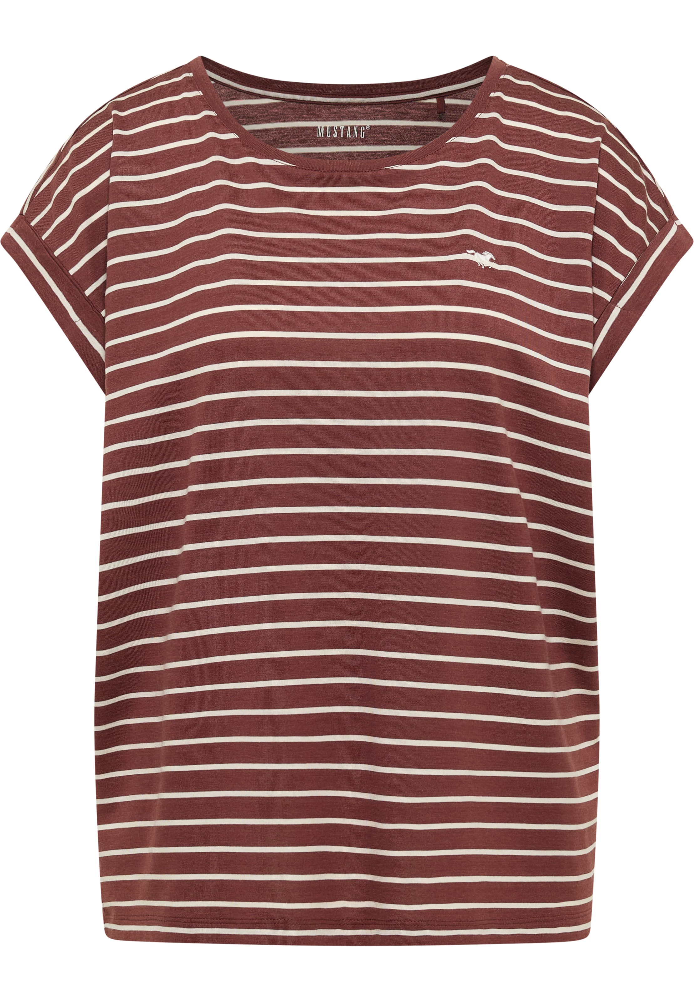MUSTANG Shirt 'Lesley' in Rot: Vorderseite