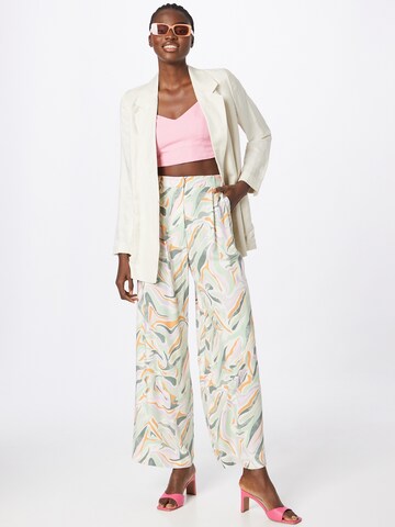 Nasty Gal Wide leg Pleat-front trousers in Mixed colours