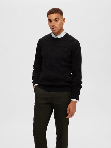 SELECTED HOMME Pullover 'Berg' i sort