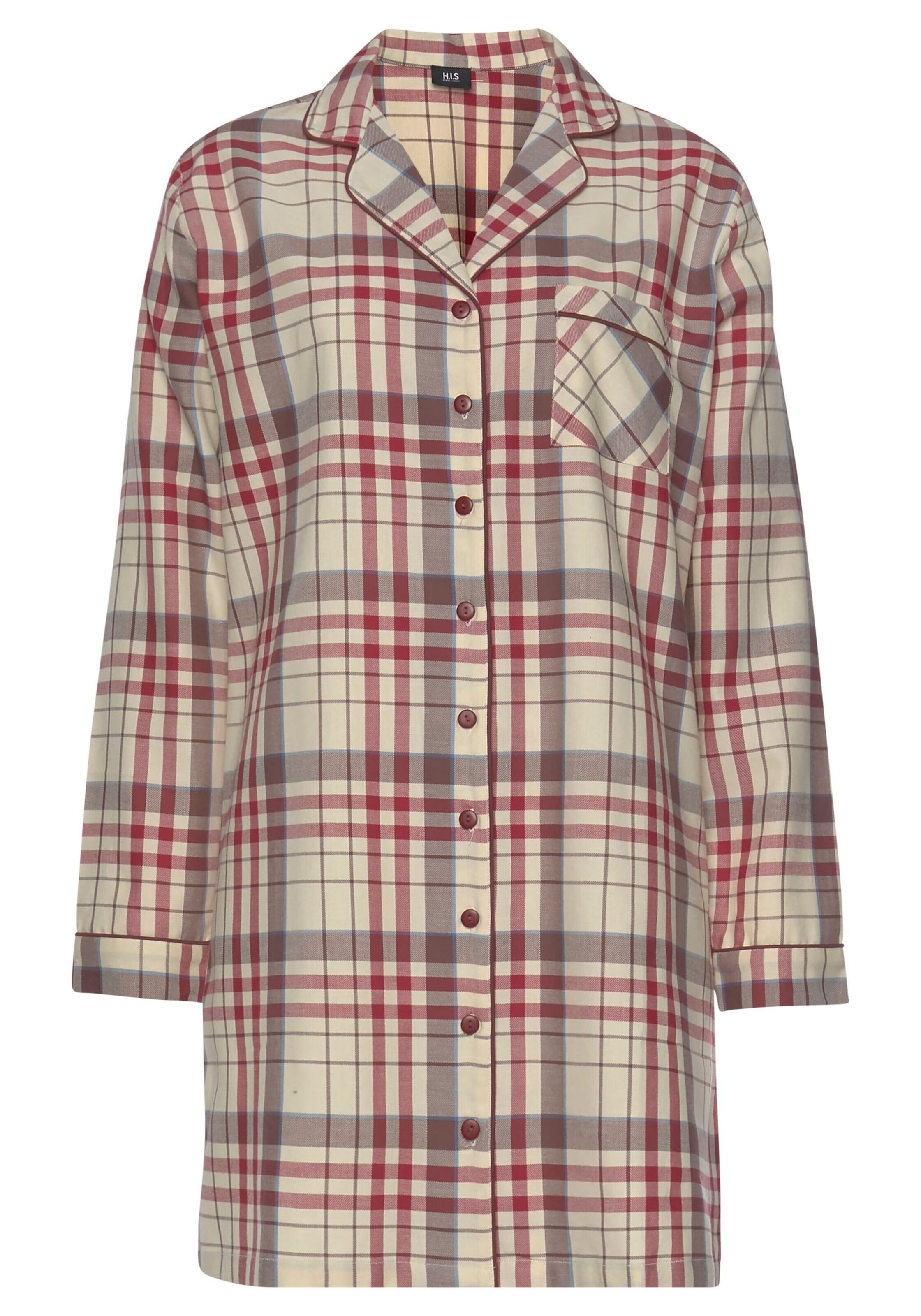 H.I.S Nightgown in Beige: front