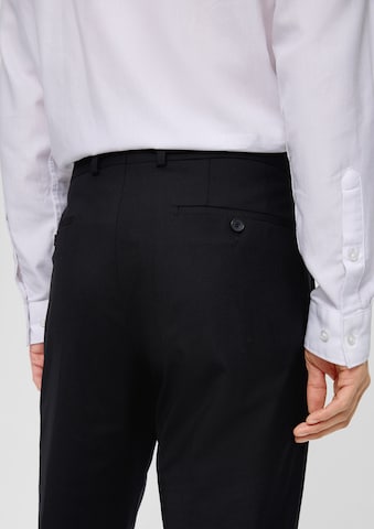 s.Oliver Slimfit Pantalon in Zwart