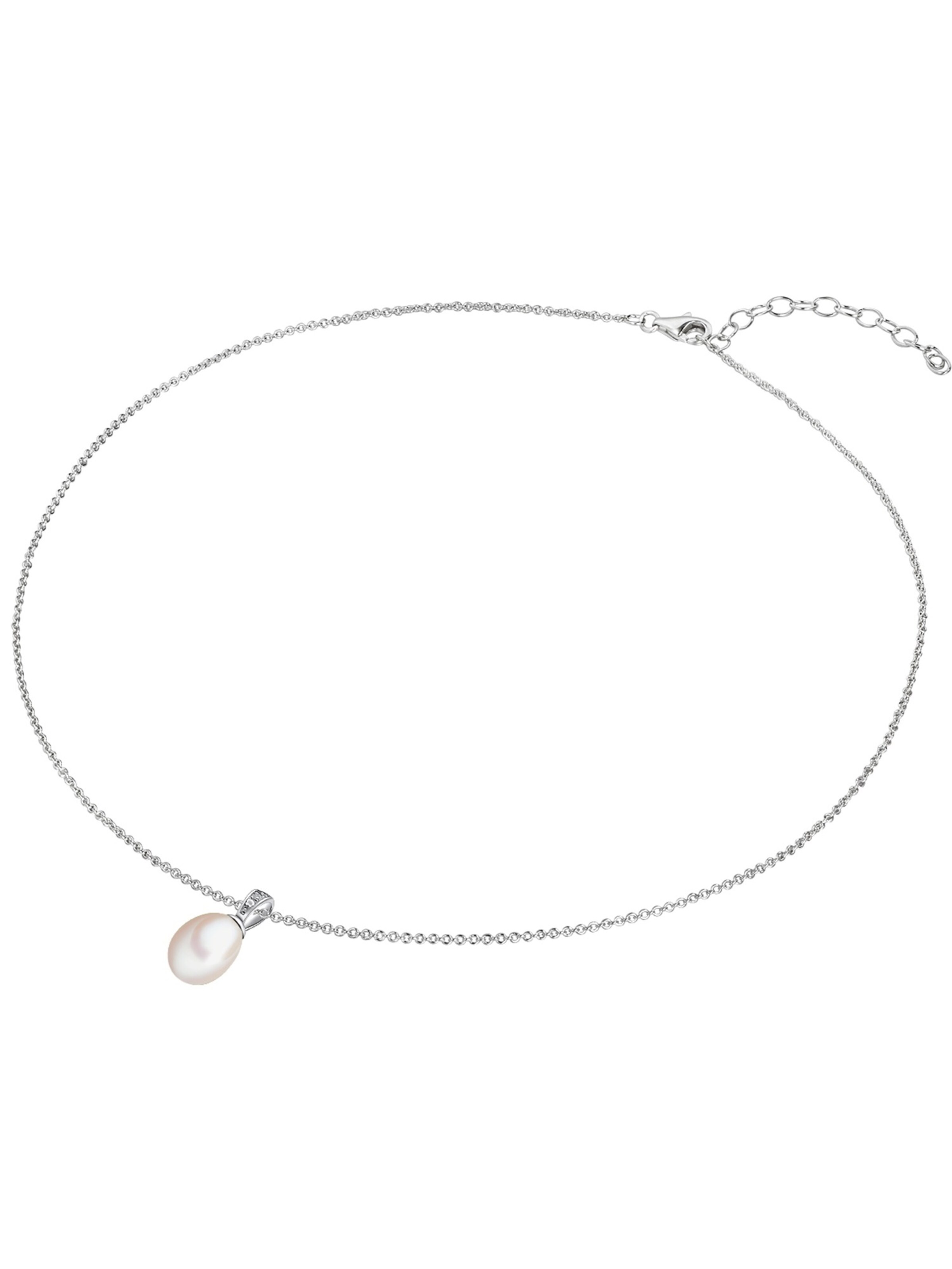 Lulu & Jane Necklace in Silver: front