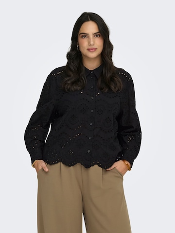 ONLY Carmakoma Blouse 'CARVALAIS' in Black: front