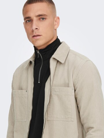 Only & Sons Jacke 'Tim' in Grau