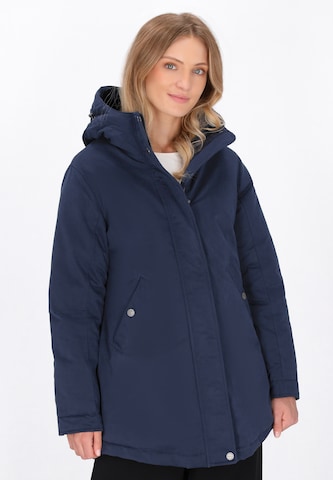DreiMaster Klassik Winter parka in Blue: front