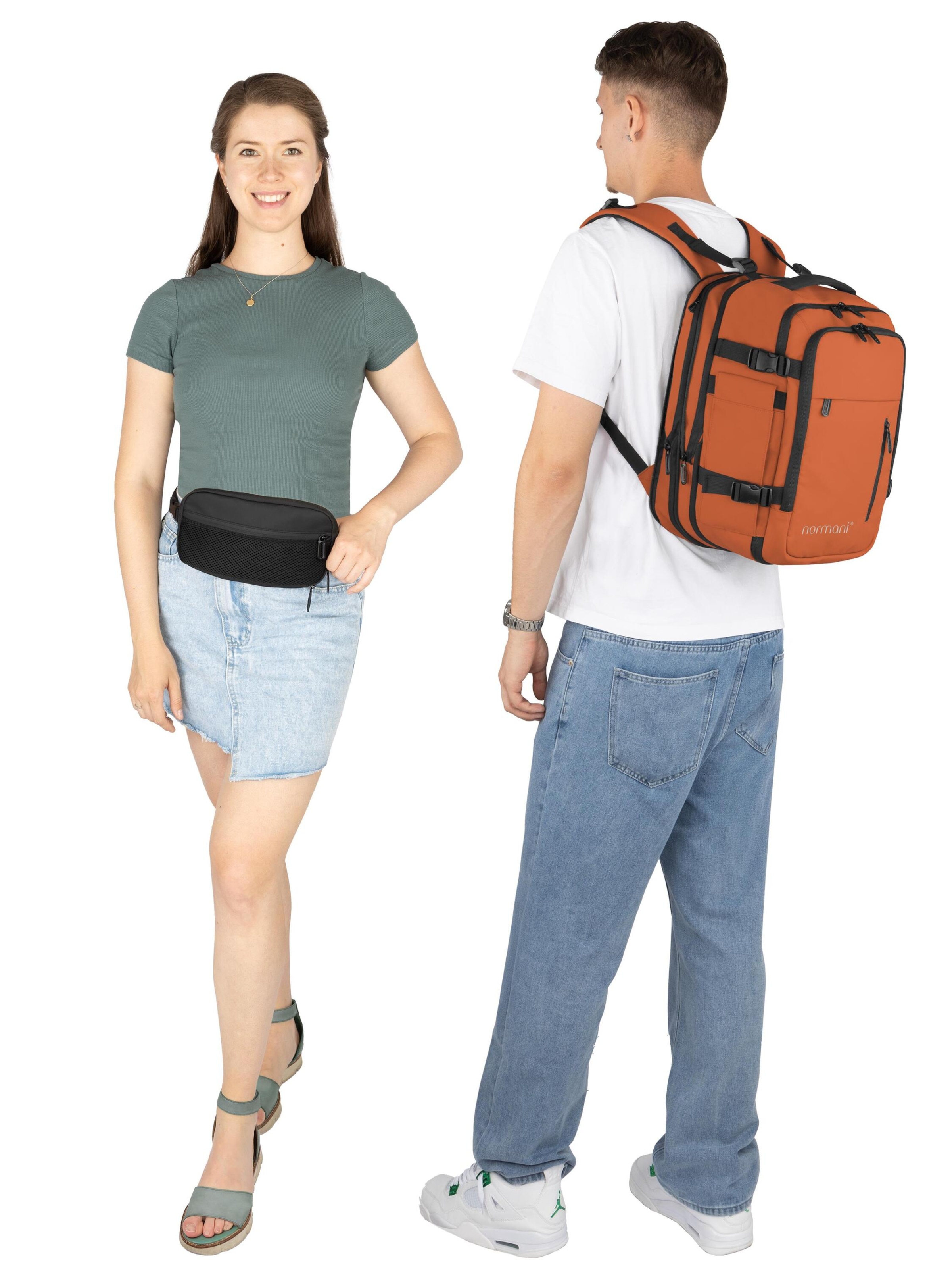 normani Backpack 'Nikaho' in Orange