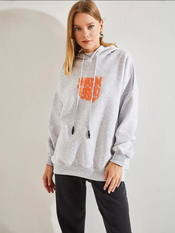 Bianco Lucci Sweatshirt in Grijs