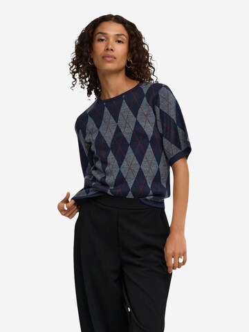 Pullover 'Jdymaggy S/S Argyle  Pullover Knt 15382048' di JDY in blu