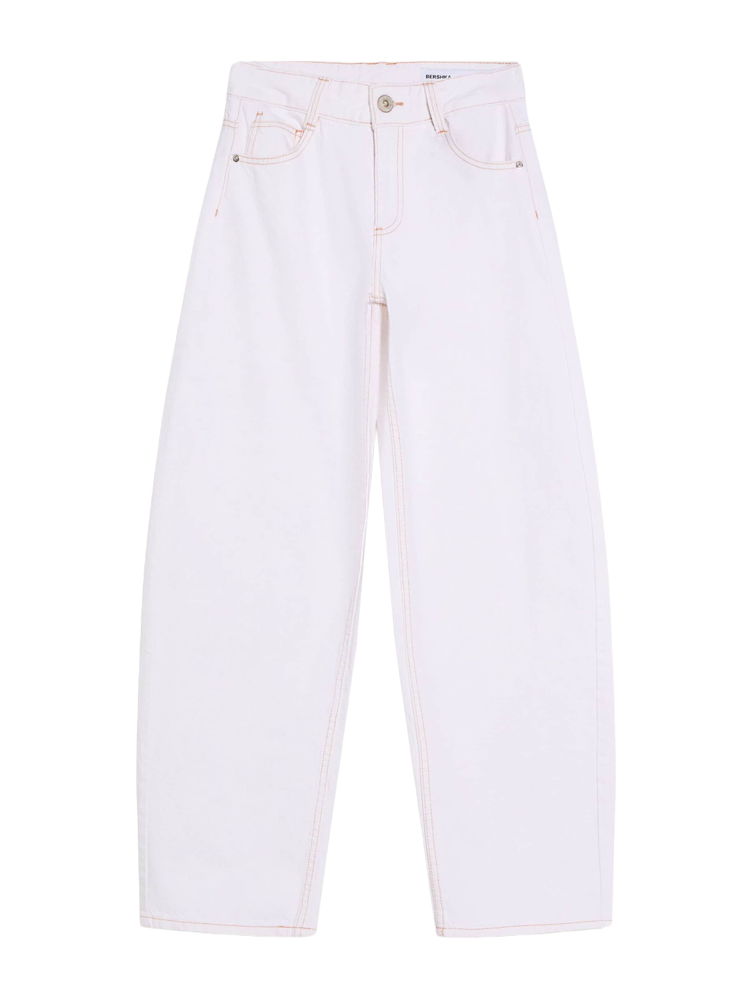 Bershka Traperice u ecru/prljavo bijela, Pregled proizvoda