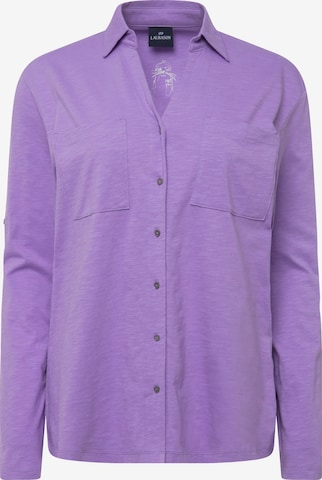 Chemisier LAURASØN en violet : devant