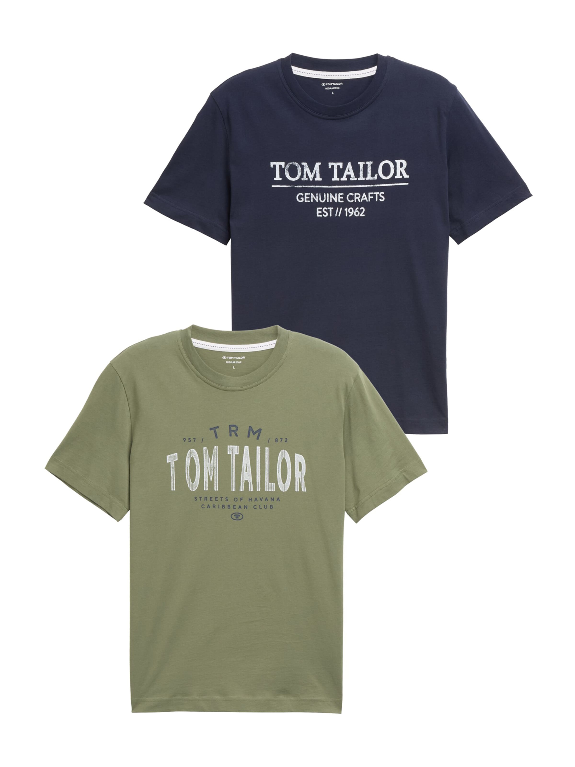 TOM TAILOR Μπλουζάκι σε μπλε: μπροστά